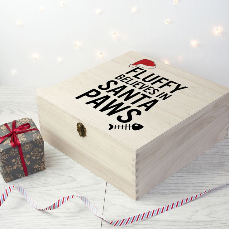 Personalised Pets Santa Paws Christmas Eve Box product image