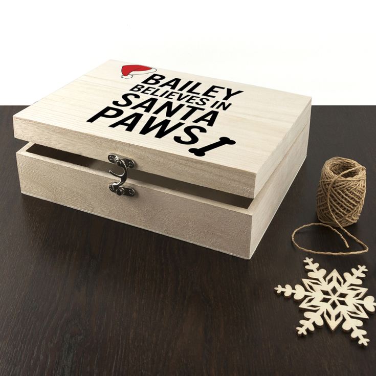 Personalised Pets Santa Paws Christmas Eve Box product image