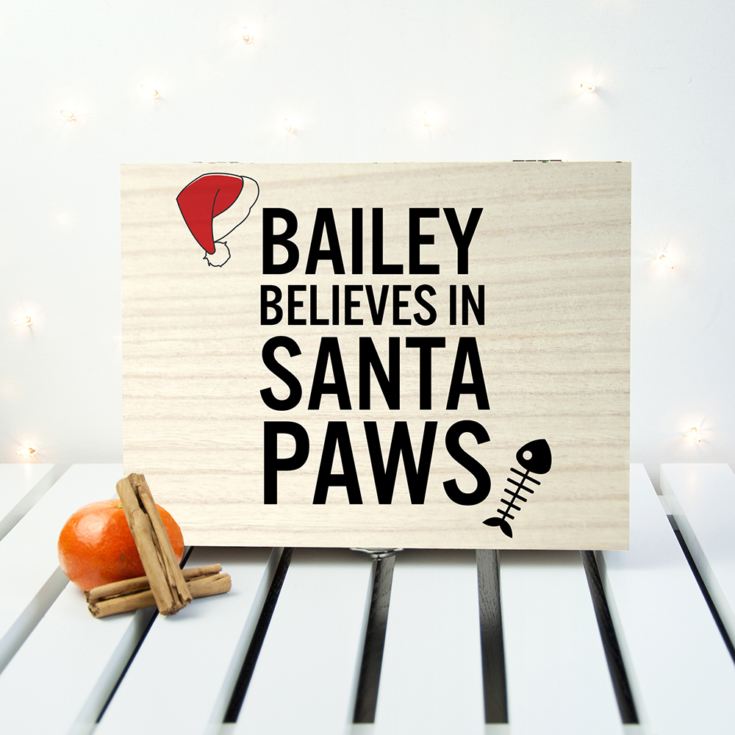 Personalised Pets Santa Paws Christmas Eve Box product image