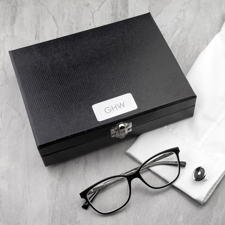 Personalised 12 Compartment Cufflink Box product image