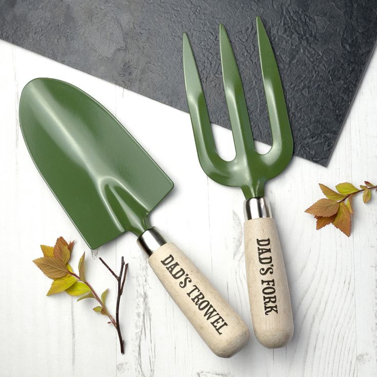 Personalised Trowel & Fork Gardening Set The Gift Experience