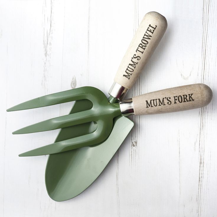 Personalised Trowel & Fork Gardening Set The Gift Experience