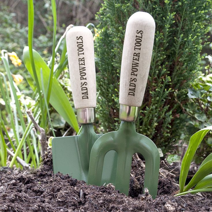 Personalised Trowel & Fork Gardening Set The Gift Experience