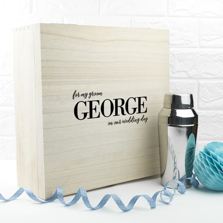 Personalised For My Groom on Our Wedding Day Box product image