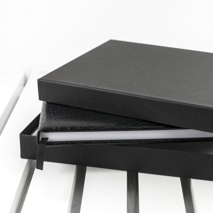 Personalised Black Leather Guest Book product image