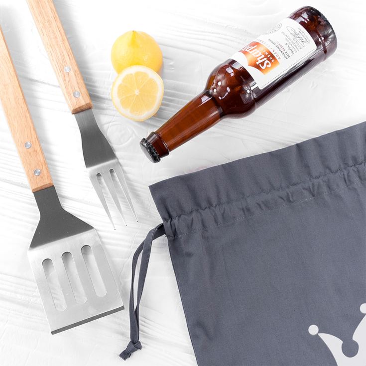 Personalised King Of The Grill BBQ Tools Set product image