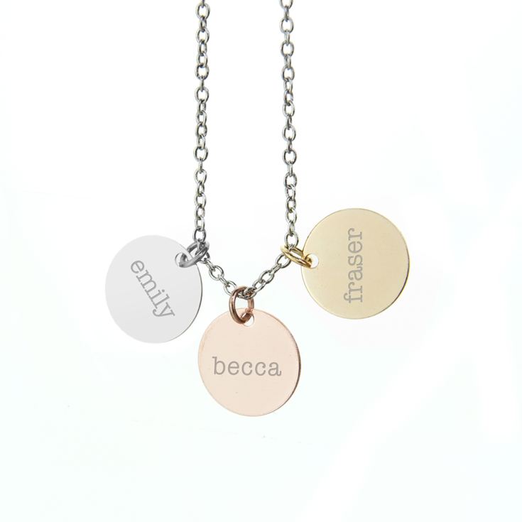 Personalised My Family Discs Necklace product image