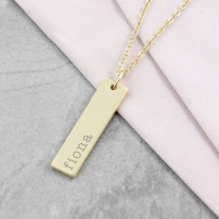 Personalised Statement Bar Necklace product image