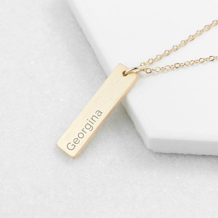 Personalised Statement Bar Necklace product image