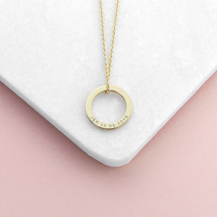 Personalised Family Ring Necklace product image