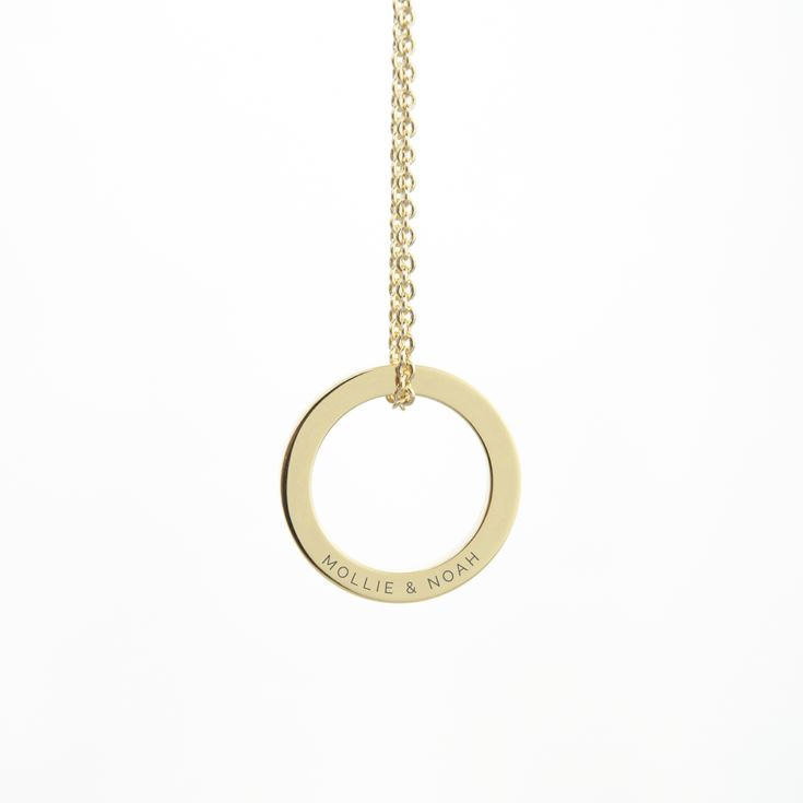 Personalised Family Ring Necklace product image