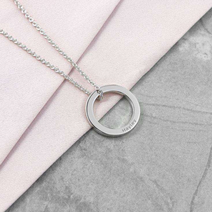 Personalised Family Ring Necklace product image