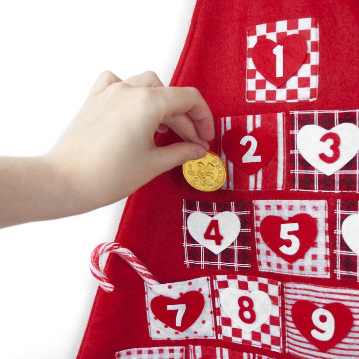 Personalised Festive Hanging Advent Calendar product image