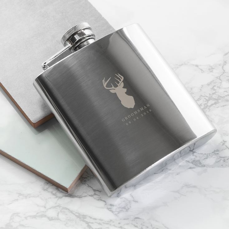 Stag 6oz Hip Flask product image