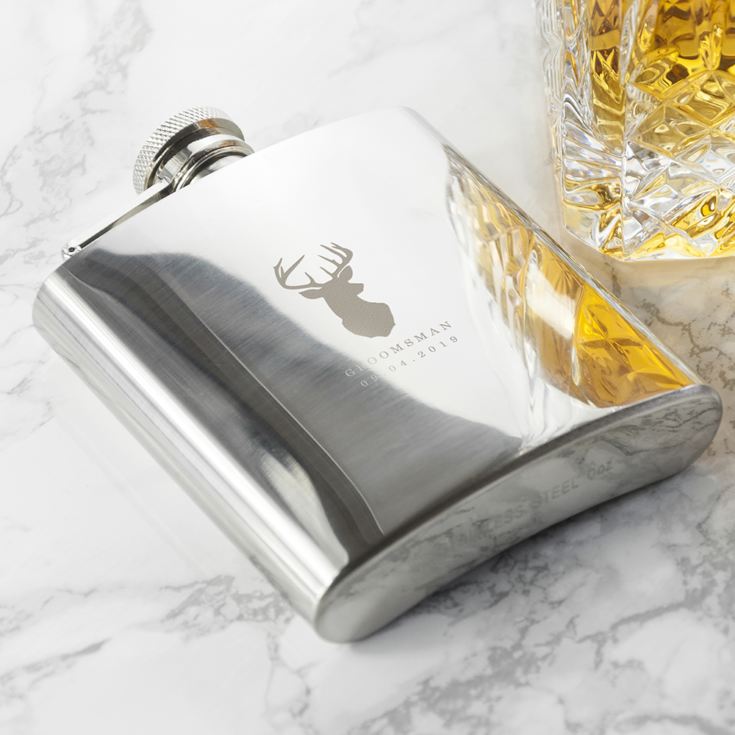 Stag 6oz Hip Flask product image