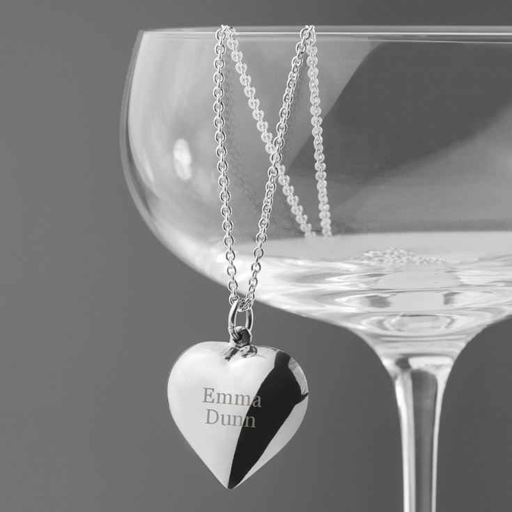 Personalised Cherish Heart Necklace product image