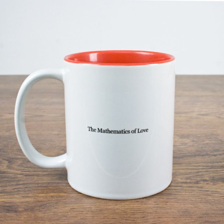 Mathematics Of Love Personalised Mug product image