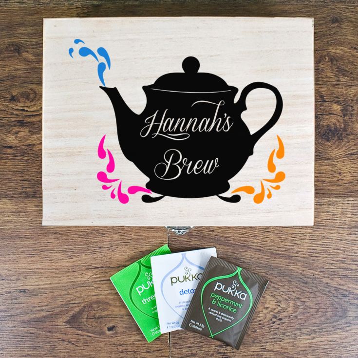My Favourite Brews Personalised Tea Box product image