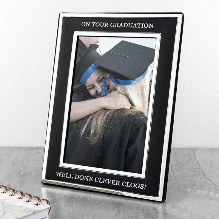 Personalised Silver Plated Graduation Frame product image