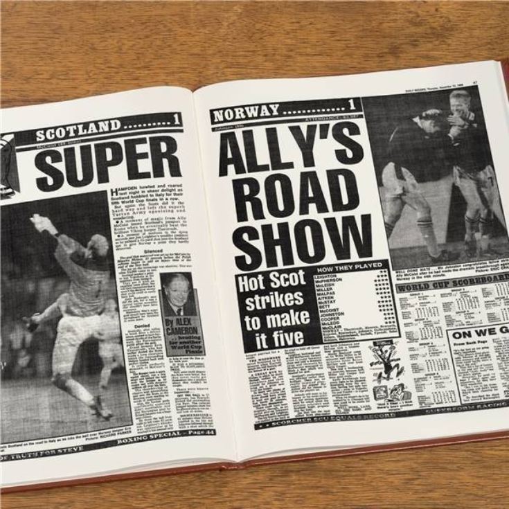 Personalised Scotland Football Book product image