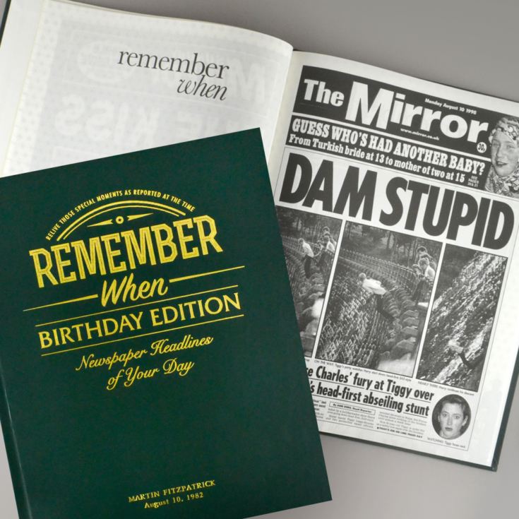 Personalised 18th Birthday Newspaper Book product image