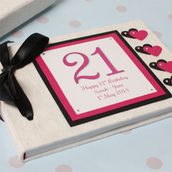 Personalised 21st Birthday Handmade Photo Album product image