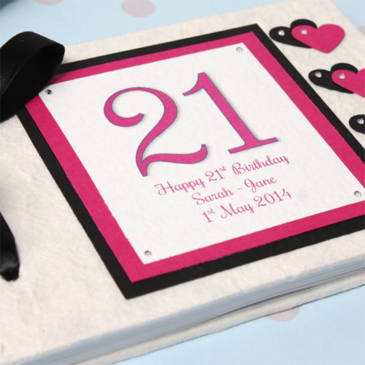 Personalised 21st Birthday Handmade Photo Album product image