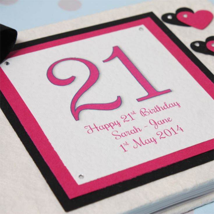 Personalised 21st Birthday Handmade Photo Album product image