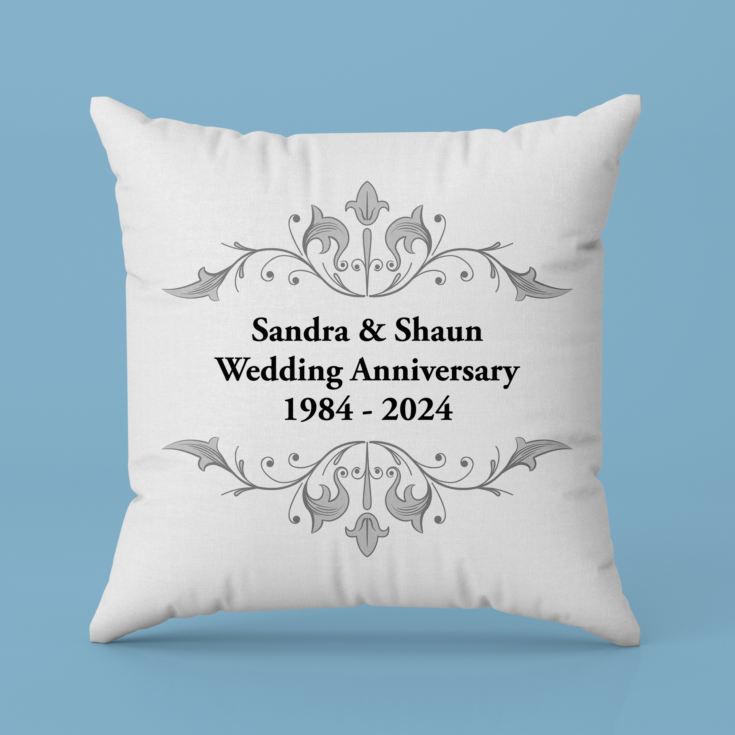 Personalised Anniversary Cushion product image