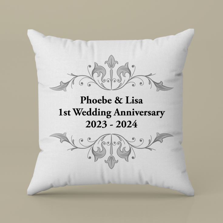Personalised Anniversary Cushion product image