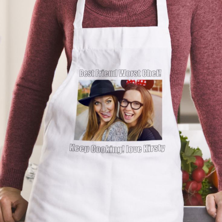 Personalised Photo Upload Apron product image