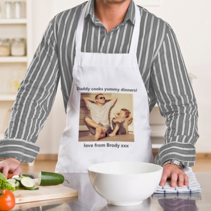 Personalised Photo Upload Apron product image