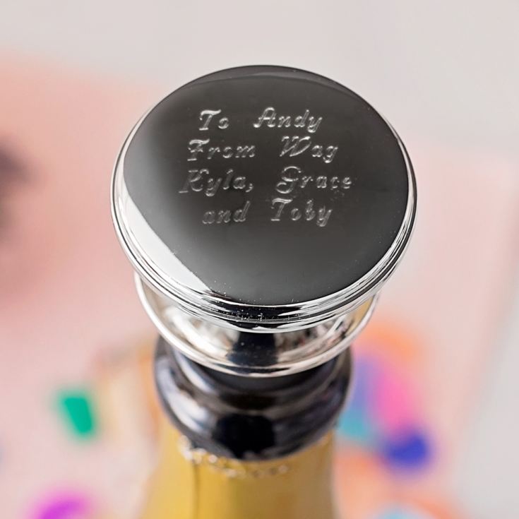 Personalised Wine Bottle Stopper The Gift Experience