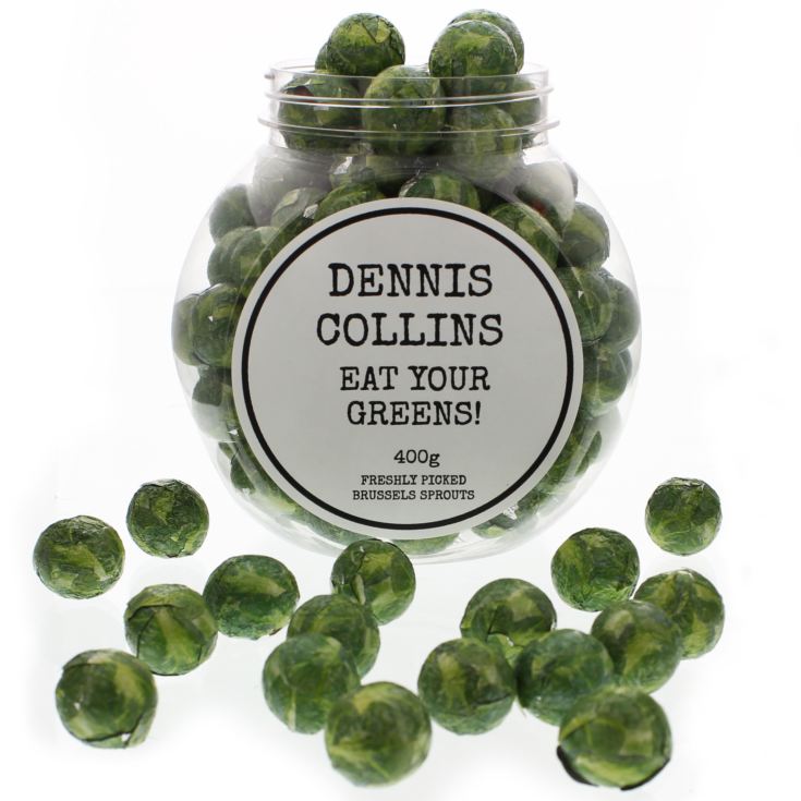 Personalised Chocolate Brussels Sprouts Jar The Gift Experience