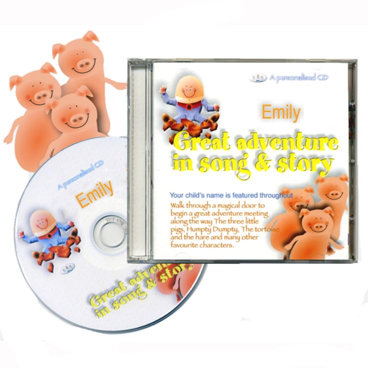 Personalised 'Great Adventure' Childrens CD product image