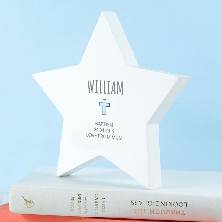 Personalised Christening Star Keepsake product image