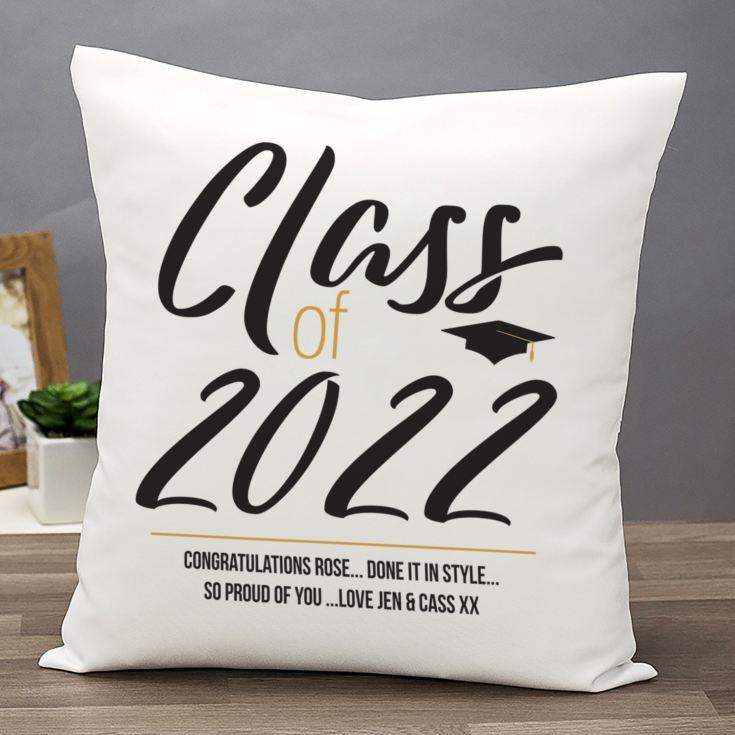 Personalised Class Of Graduation Cushion product image