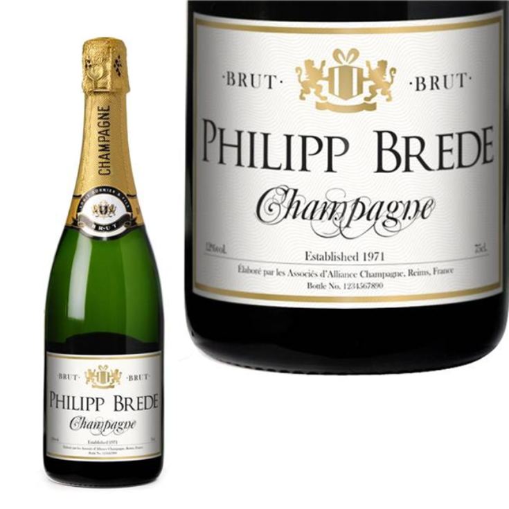 Personalised Champagne product image