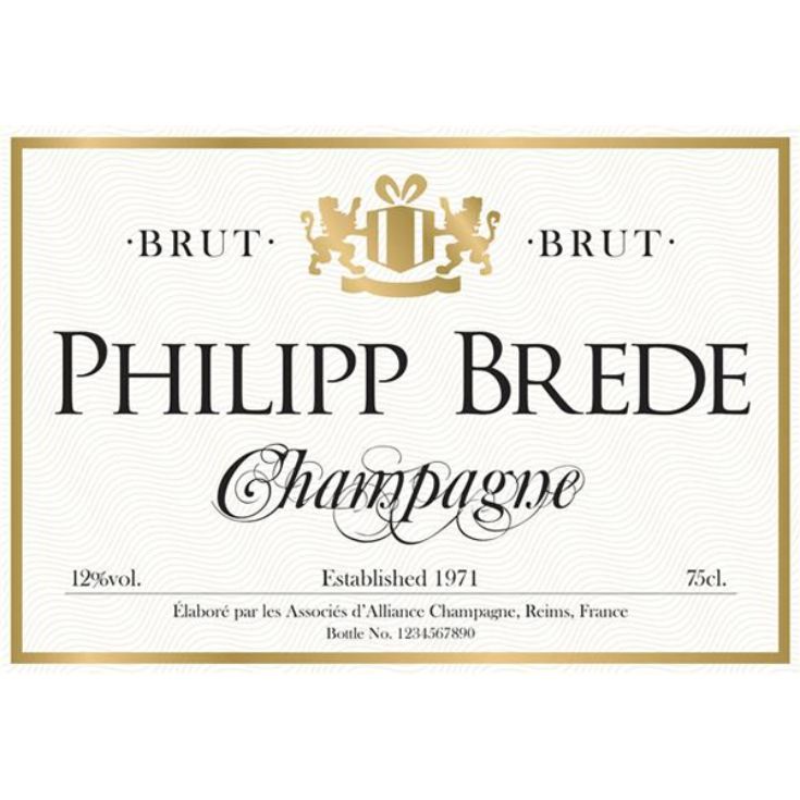 Personalised Champagne product image