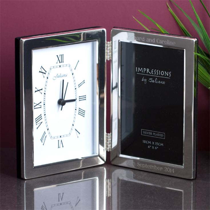 Personalised Clock Photo Frame The Gift Experience