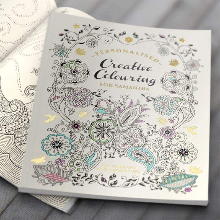 Personalised Creative Colouring for Grown-ups product image