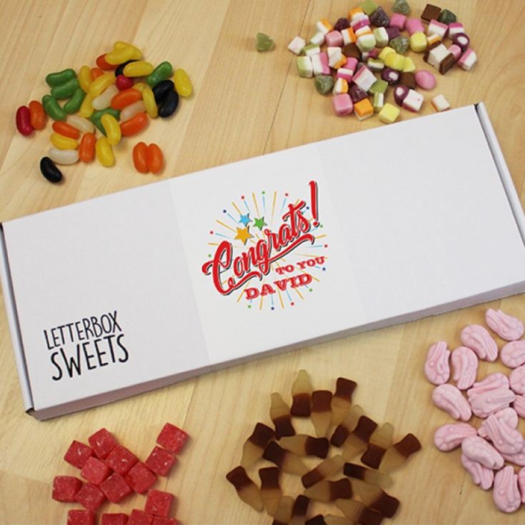 Personalised Congrats To You - Letterbox Sweets product image