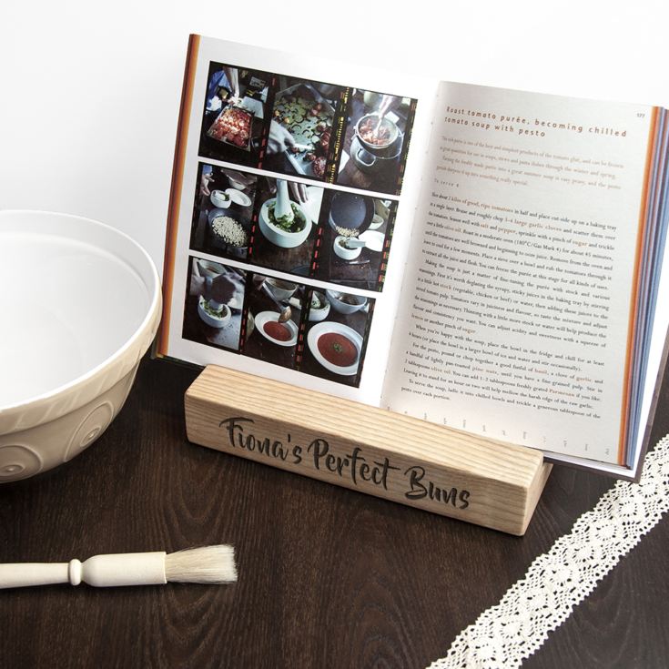 Personalised Double Kitchen Recipe Book Or Tablet Holder product image