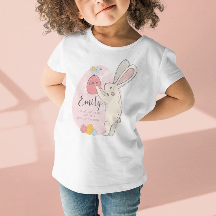 Personalised Easter Bunny Children's T-shirt product image