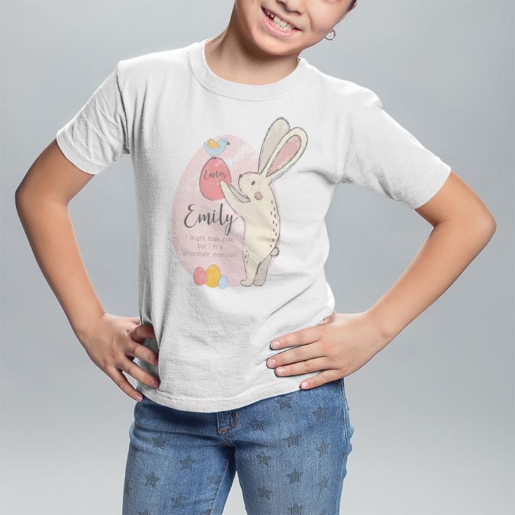 Personalised Easter Bunny Children's T-shirt product image