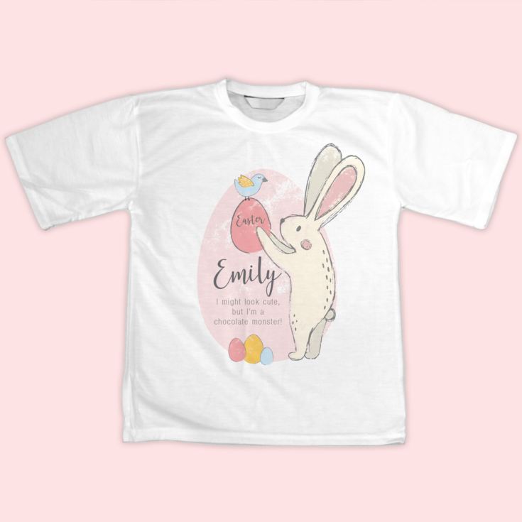 Personalised Easter Bunny Children's T-shirt product image