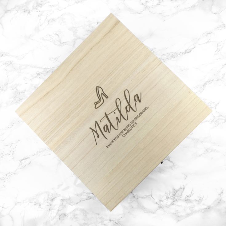 Personalised Elegant Wedding Box product image