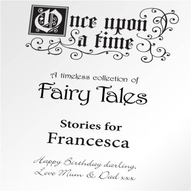Personalised Book Of Fairy Tales product image