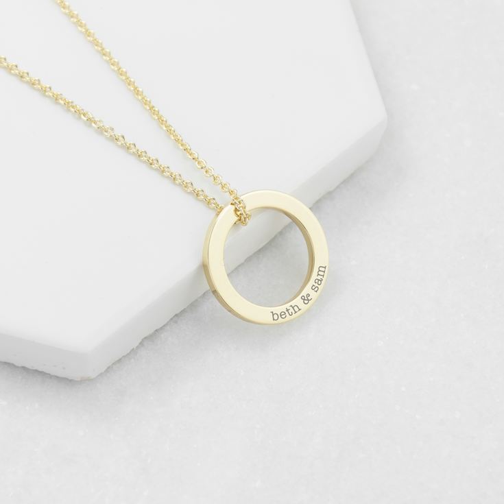 Personalised Family Ring Necklace product image