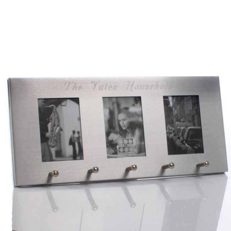 Personalised Key Holder and Triple Photo Frame product image